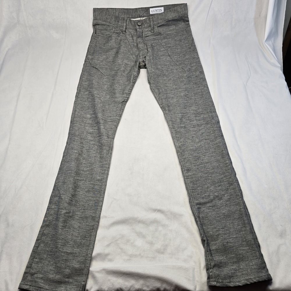 Gustin #26 Super Stretch 5 Pocket Pants Men Size 34x36 Grey